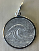 Lola York Beach Maine Coordinates pendent small