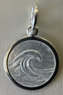 Lola York Beach Maine Coordinates pendent mini