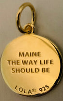 Lola state of Maine pendent