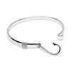 Cape Cod Lifestyle - Sterling Silver Fish Hook Bracelet