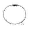 Cape Cod Lifestyle - Sterling Silver Twisted Wire Bracelet with Double Silver Balls