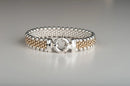 Grand Classic - Sterling Silver/14k Gold Reversible Bracelet