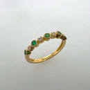 Emerald and Diamond Ring