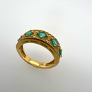 Emerald and Diamond Ring