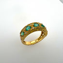 Emerald and Diamond Ring