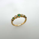 Emerald and Diamond Ring