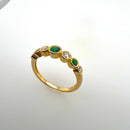 Emerald and Diamond Ring