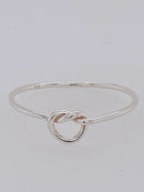 Love Knot sterling silver Ring hand made by Bill and Bobs