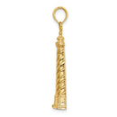 14K Cape Hatteras Lighthouse Charm