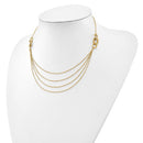 Leslie's 14K Four Layer Rope Chain Necklace 18"