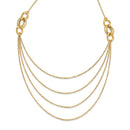 Leslie's 14K Four Layer Rope Chain Necklace 18"