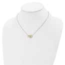 Leslie's 14K Intertwined Circles Necklace 17"