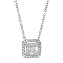 Diamond Baguette Necklace