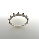 Sapphire and Diamonds Ring