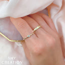 Diamond Bezel Heart Ring