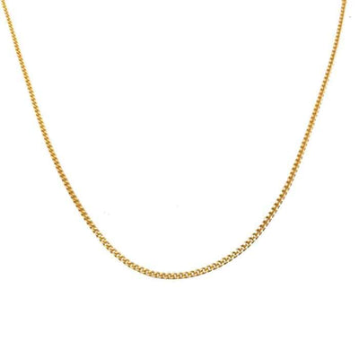 1.7mm Gold Curb Chain