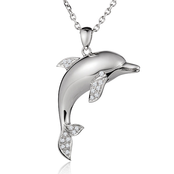 Sterling Silver Dolphin Pendant
