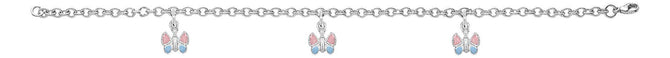 KK SS BUTTERFLY CHARM BRACELET