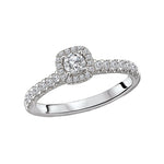 Lavie Halo Diamond Engagement Ring