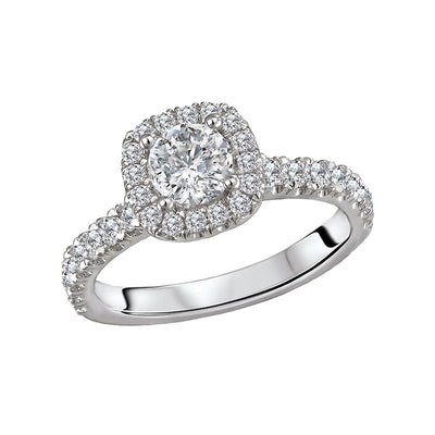 Lavie Halo Diamond Engagement Ring