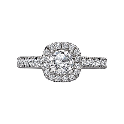 Lavie Halo Diamond Engagement Ring