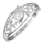 sterling silver Turtle Bangle