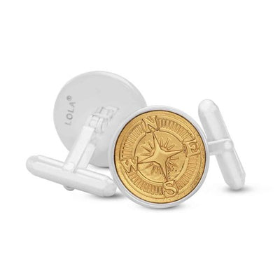Compass Rose Cuflinks - Lola