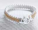 Grand Classic - Sterling Silver/14k Gold Reversible Bracelet