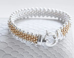Grand Classic - Sterling Silver/14k Gold Reversible Bracelet