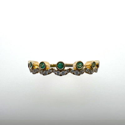 Emerald and Diamond Ring