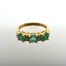 Emerald and Diamond Ring