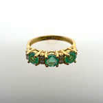 Emerald and Diamond Ring