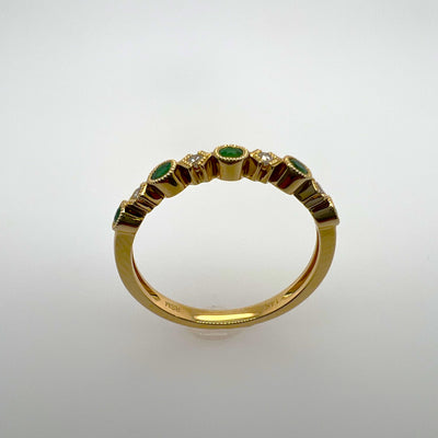 Emerald and Diamond Ring