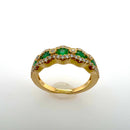 Emerald and Diamond Ring