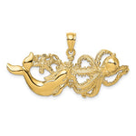 14K Octopus Post Earrings