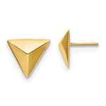 Leslie's 14K Polished Triangle Post Earrings
