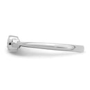14K White Gold 3-Stone Oval Diamond - Engagement Ring