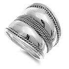 sterling silver ring bali design