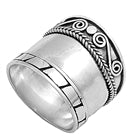 sterling silver ring bali design