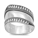 sterling silver ring bali design