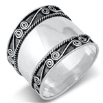 sterling silver bali plain ring
