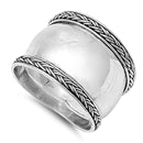 sterling silver bali plain ring