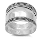 sterling silver bali plain ring
