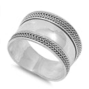 sterling silver bali plain ring