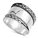 sterling silver bali plain ring
