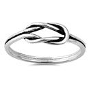 sterling silver knot ring