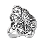 sterling silver filigree ring