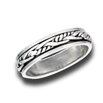sterling silver spinning ring