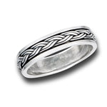 sterling silver spinning ring