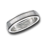 sterling silver spinning ring